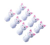Katutude 8 Pièces Pince Sachet Alimentaire, Fermeture Sachet Alimentaire Plastique Clip D'étanchéité Réutilisable Pinces à Collation pour Chat Clip Fermeture Sachet pour Sachets Bonbons Biscuit Snack