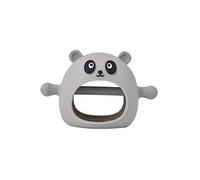 Katutude Anneau de Dentition pour Bebe - Jouet de Dentition en Silicone Sans BPA Anneau Dentition Bebe Refrigerant - Anneaux de Dentition Doux pour Bébés de 3+ Mois - Gris