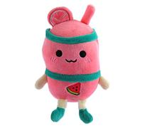 Katutude Bubble Tea Porte-clés en Peluche,Kawaii Doux Peluche Bubble Tea Cup Thé au Lait,Animal en Peluche Poupées Doudou Bubble Tea,Jouet Enfants Sac décole clé Voiture Pendentif Rose+15cm+Type1
