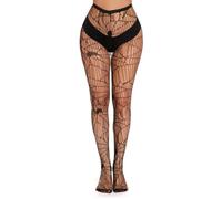 Katutude Collant Bas Résille, Collants Sexy pour Femme Bas Résille Taille Haute Filets de Pêche Bas Collants Fishnets Tights Élastique Collant Resille Noir Bas Sexy Collant Filet Confortable