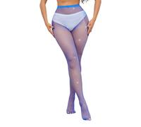 Katutude Collants à Paillettes pour Femme, Bas Resille Femme Collant Resille Noir Collants Taille Haute Bas Femme Sexy Bas Résille Sexy Élastique Résille Collant Paillette Femme Strass Taille Unique