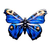 Katutude Papillon en Métal, Papillon Métal, Art Décoration 3D Sculpture Murale en Métal Suspension Papillon Métal, Papillon Decoration 3D pour Accrocher Le Mur Art Jardin Pelouse Intérieur Extérieur