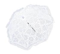 Katutude Parapluie de Broderie de Dentelle, Vintage Dentelle Parapluie Parasol À La Main Fleur Broderie Ombrelle Mariage Mariée Parasols en Dentelle de Fleurs Parapluie de Mariage en Dentelle