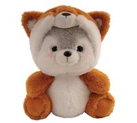 Katutude Peluche Renard, Renard en Peluche Kawaii 30cm Jouet en Peluche Animaux Poupée Renard Peluche Oreiller Plush Doll Peluche Mignonne Peluches Doudou Coussin Câlin Cadeaux pour Les Enfants