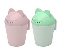Katutude Rince Tête Bébé Tasse, Tasse de Shampooing Rince Tête Bébé, Tasse de Bain pour Enfant Arrosoir de Bain Rinseur de Bain Bath Shower Cup Animal Mignon Tasse de Rinçage Protection des Yeux
