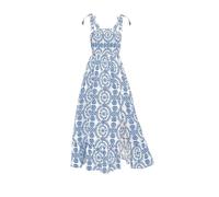 Katutude Robe Sling à Mode pour Femme, Robe D'été Femme Robe Casual Été Sundress Imprimé Été 2024 sans Manches Longues pour Scène Branchée de Rue