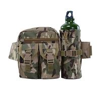 Katutude Sac de Ceinture Sac Banane Etanche Tactique Militaire avec Poche de Bouteille d'eau Homme Femme Sacoche Banane de Sport Ceinture pour Randonnée Camping Voyage Cyclisme Chasse Excursion