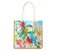 Katutude Sac de Courses Reutilisable DIY Diamond Painting Sac à Provisions avec Poignées Sac Fourre-Tout en Toile Pliable Kit de Peinture Diamant Sac à Bandoulière Femme Sacs À Main pour Femmes Fille