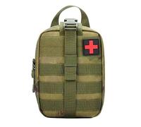 Katutude Trousse de Secours Militaire Vide, Trousse de Secours Tactique Ceinturon Pratique Compact Trousse de Premiers Soins Sac Médical Sac Molle de Premiers Secours pour Activités de Plein Air