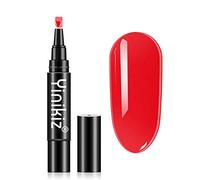 Katutude Vernis à Ongles Stylo, Stylo à Ongles Gel 3 en 1 Stylo de Vernis à Ongles UV LED Vernis Polish Ongles Semi Permanent One Step Manucure Nail Art