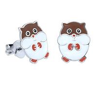 Katy Craig Boucles d'oreilles en argent sterling 925 avec hamster