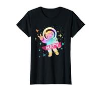 Katy - Joli prénom de Fille avec Un Astronaute Mignon T-Shirt