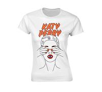 Katy Perry - T-shirt ILLUSTRATED - Femme (M) (Blanc)