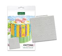 Katy Sue Designs Tricot Design mat silicone moule pour gâteau de décoration, cupcakes Sugarcraft, bonbons et argile, sécurité alimentaire Grey DM0033