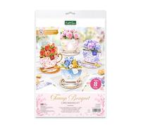 Katy Sue Kit de fabrication de cartes pour bouquet de tasse de thé