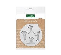 Katy Sue Moule en silicone pour décoration de gâteaux et travaux manuels Motif gymnastique miniature 80 x 75 x 10 mm