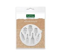 Katy Sue Moule miniature en silicone pour décoration de gâteaux et loisirs créatifs - Dimensions du moule : 80 x 75 x 10 mm.