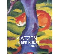 Katzen in der Kunst Edition Kalender 2026: Samtpfoten im wohlverdienten Mittelpunkt: Katzen in der Malerei in einem Tier-Kunstkalender im Hochformat 46 x 55 cm