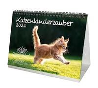 Katzenkinderzauber Calendrier de Table Din A5 pour Chat Enfant 2022 - Seelenzauber
