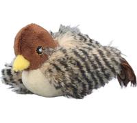 Katzenspielzeug interaktive elektrische Jagdweiche Plüsch Angst Reduktion für Haus im Innenbereich Vogel 14x7x5,5 cm