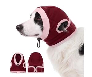Katzinst Casque de protection auditive, réduction du bruit pour voyage et opération, élastique, rouge, taille L