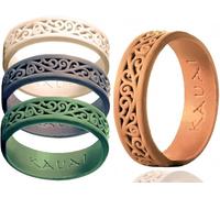 KAUAI - Bagues en silicone - Marque leader, des dernières innovations en matière de design d'artiste au confort de pointe : bague Pro-Athletic Elegance Collection pour femme, 6.5 -7, Silicone