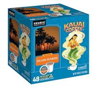 Kauai Coffee Keurig Lot de 48 capsules K-Cup - Island Sunrise - Torréfaction douce