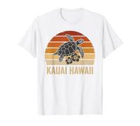 Kauai Hawaii Tortue de mer Honu Hawaï Tropical Hibiscus T-Shirt Graphique avec Valeur
