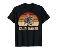 Kauai Hawaii Tortue de mer Honu Hawaï Tropical Hibiscus T-Shirt Graphique avec Valeur