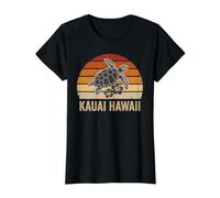 Kauai Hawaii Tortue de mer Honu Hawaï Tropical Hibiscus T-Shirt Graphique avec Valeur