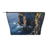 Kauai Trousse de maquillage trapèze avec rembourrage en mousse pour salle de sport, bureau, w nd, Irlande Outdoors County Clare the Cliffs, Taille unique, Trousse de maquillage