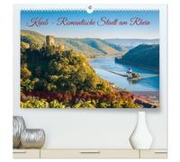 Kaub - Romantische Stadt am Rhein (hochwertiger Premium Wandkalender 2026 DIN A2 quer), Kunstdruck in Hochglanz: Historische Sehenswürdigkeiten der ... mit den 2 Burgen, professionell fotografiert