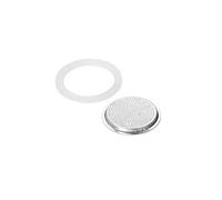 KAUFGUT 121587 Filtre de rechange avec joint en silicone ORZI pour cafetière à café 4 tasses Multicolore