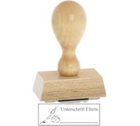 Kaufhaus Tampon Enseignant - Signature Parents - par Kaufhaus 2010 en bois et caoutchouc pour tamponner toutes sortes de lettres, 5 x 2 cm