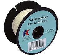 Kaufmann trassier Ficelle léger extensible Ø 1,7 mm, longueur 50 m, blanc, 61.300.01