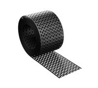 KAUFTOCH® - Grille d'aération - 80 mm x 5 m courant - Bande d'aération - Protection contre les oiseaux - Noir (RAL9005))