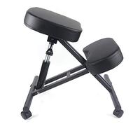 KAUITOPU Chaise genoux, ergonomique, réglable, pour la maison, le bureau, peut contenir jusqu'à 250 kg, noire