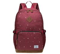 KAUKKO Fp701+fp702 Sac à dos Mixte enfant, 5-3 Bordeaux, 17.6L, Cartable