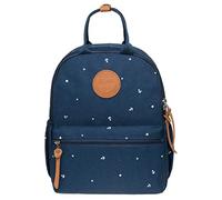 KAUKKO Sac à dos beau et bien pensé avec compartiment pour ordinateur portable 15" pour école, université, 22 l, 5-5 Bleu, 9 zoll, Sac à dos décontracté