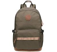 KAUKKO Sac à dos beau et bien pensé avec compartiment pour ordinateur portable 15" pour école, université, 22 l, 5-2 Vert kaki, 12 Inches, Cartable