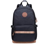 KAUKKO Sac à Dos Beau et Bien pensé avec Compartiment pour Ordinateur Portable 15" pour école, université, 22 l, 5-2 Noir, 17 Zoll, Cartable