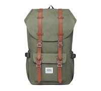 KAUKKO Sac à dos loisir Compartiment pour 15" ordinateur portable 22 Litres Armée verte