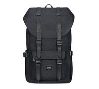 KAUKKO Sac à dos loisir Compartiment pour 15" ordinateur portable 22 Litres Noir