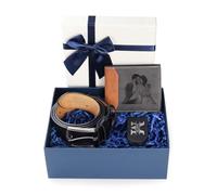 kaululu Portefeuilles et Porte-Cartes Personnalisé Homme Noms Prénom Gravé Brun Cuir Pince à Billet Petit Cadeaux Homme Cadeau pour Père et Fils/Frère/Meilleur ami