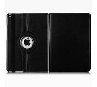 KAV Étui à Rabat en Cuir pour Apple iPad 9ème Génération 10.2" 2021 - Rotatif à 360°, Léger, Fin et Auto Wake ou Sleep Design iPad Stand (Noir) (Black)