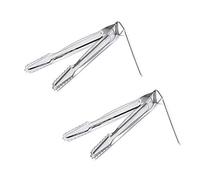 KAV Lot de 2 pinces en métal de 15,2 cm pour chicha | Petite pince à charbon de bois | Pince à charbon de narguilé | Pince à charbon de bois | Pince à charbon de bois | Pince de barbecue