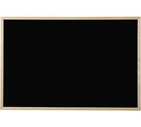 KAV Tableau Noir 40x60 cm avec Cadre en Bois, Craie et Gomme - Idéal pour Bureau, Cuisine, Chambre d'Enfant, Tableau Mémo, Planificateur, Organisation, Décoration, Enseignement