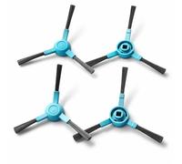 Kavalay Kit de 4 brosses latérales ultra compatibles avec robot aspirateur Cecotec Conga 3090, 3490, 4090, 4490, 4690, 5090, 5490, 6090 et 7090. Pièces de rechange, accessoires, brosses.