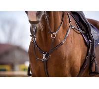 Kavalkade Collier de chasse Diandro 3 points, à boucler en bas Cob = Pur-sang