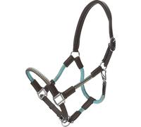 Kavalkade Licol Corde & Longe "Cavo" marron - turquoise - beige - Pur-sang
